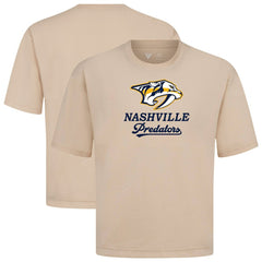 Nashville Predators Levelwear Team Surge Luxe Signature Knit T-Shirt - Khaki - NHL 203613915