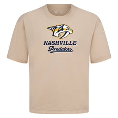 Nashville Predators Levelwear Team Surge Luxe Signature Knit T-Shirt - Khaki - NHL 203613915