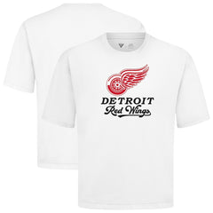 Detroit Red Wings Levelwear Team Surge Luxe Signature Knit T-Shirt - White - NHL 203613917