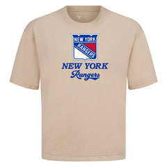 New York Rangers Levelwear Team Surge Luxe Signature Knit T-Shirt - Khaki - NHL 203613920