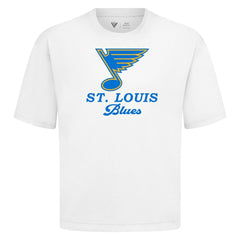 St. Louis Blues Levelwear Team Surge Luxe Signature Knit T-Shirt - White - NHL 203613926