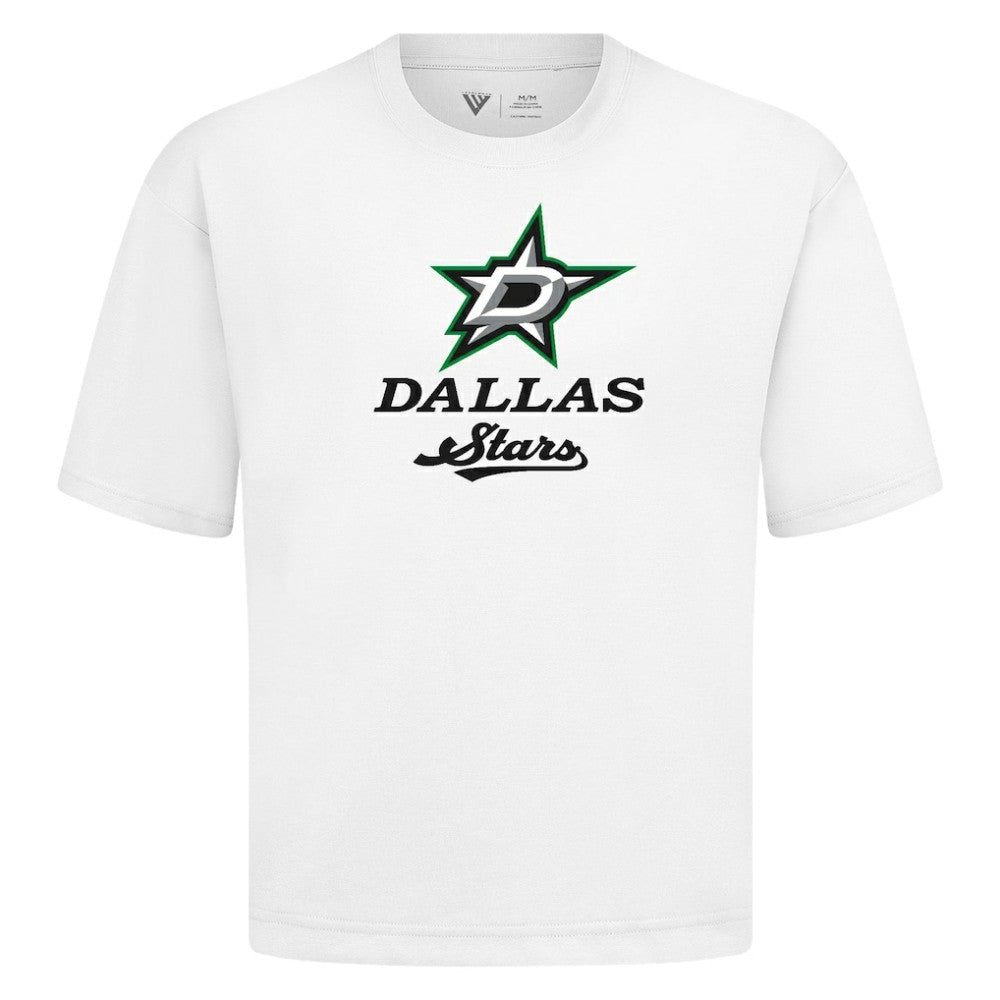 Dallas Stars Levelwear Team Surge Luxe Signature Knit T-Shirt - White - NHL 203613928