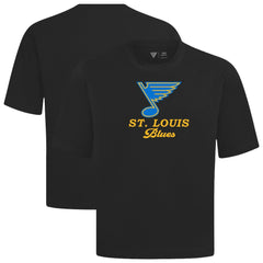 St. Louis Blues Levelwear Team Surge Luxe Signature Knit T-Shirt - Black - NHL 203613931