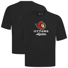 Ottawa Senators Levelwear Team Surge Luxe Signature Knit T-Shirt - Black - NHL 203613937