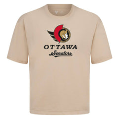 Ottawa Senators Levelwear Team Surge Luxe Signature Knit T-Shirt - Khaki - NHL 203613938