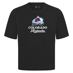 Colorado Avalanche Levelwear Team Surge Luxe Signature Knit T-Shirt - Black - NHL 203613940