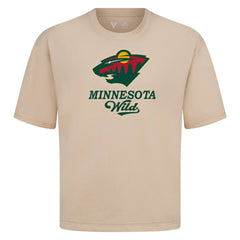 Minnesota Wild Levelwear Team Surge Luxe Signature Knit T-Shirt - Khaki - NHL 203613941