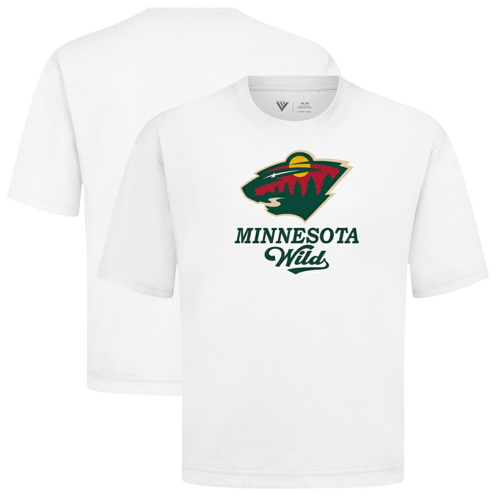 Minnesota Wild Levelwear Team Surge Luxe Signature Knit T-Shirt - White - NHL 203613943