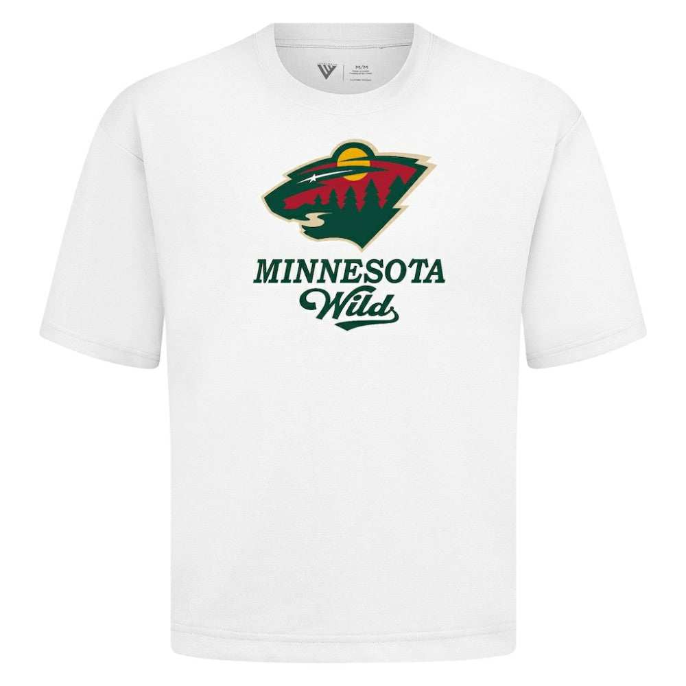 Minnesota Wild Levelwear Team Surge Luxe Signature Knit T-Shirt - White - NHL 203613943