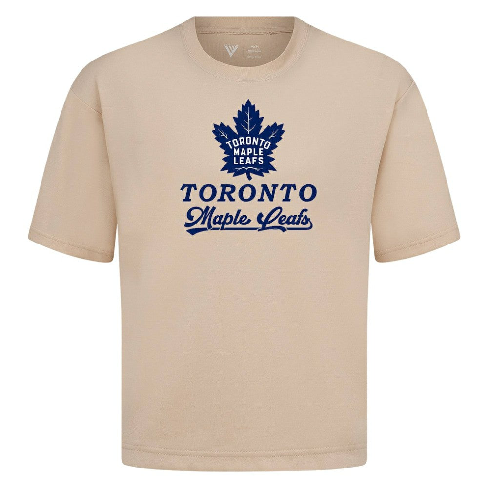 Toronto Maple Leafs Levelwear Team Surge Luxe Signature Knit T-Shirt - Khaki - NHL 203613952