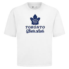 Toronto Maple Leafs Levelwear Team Surge Luxe Signature Knit T-Shirt - White - NHL 203613953