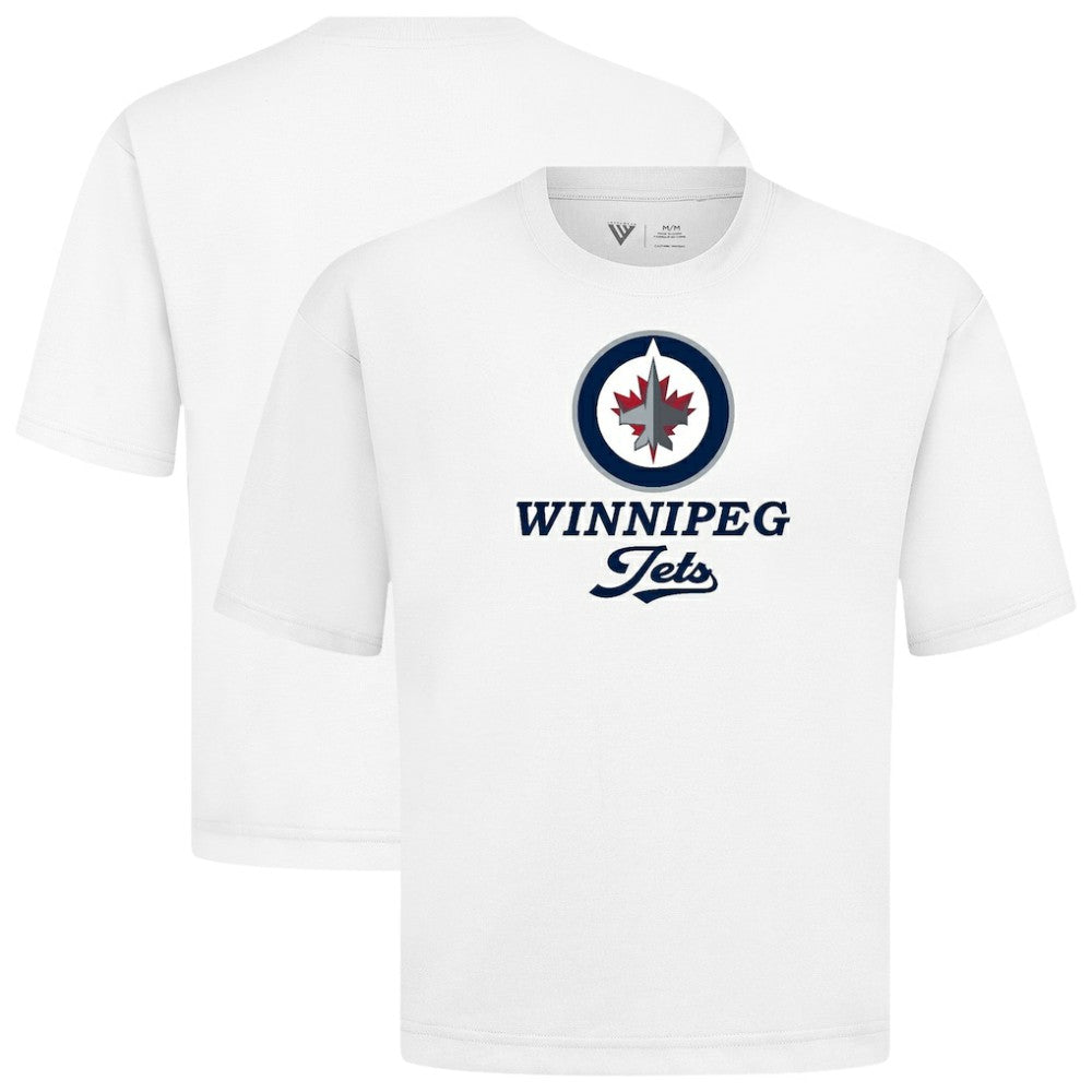 Winnipeg Jets Levelwear Team Surge Luxe Signature Knit T-Shirt - White - NHL 203613954