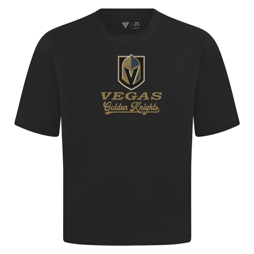Vegas Golden Knights Levelwear Team Surge Luxe Signature Knit T-Shirt - Black - NHL 203613958