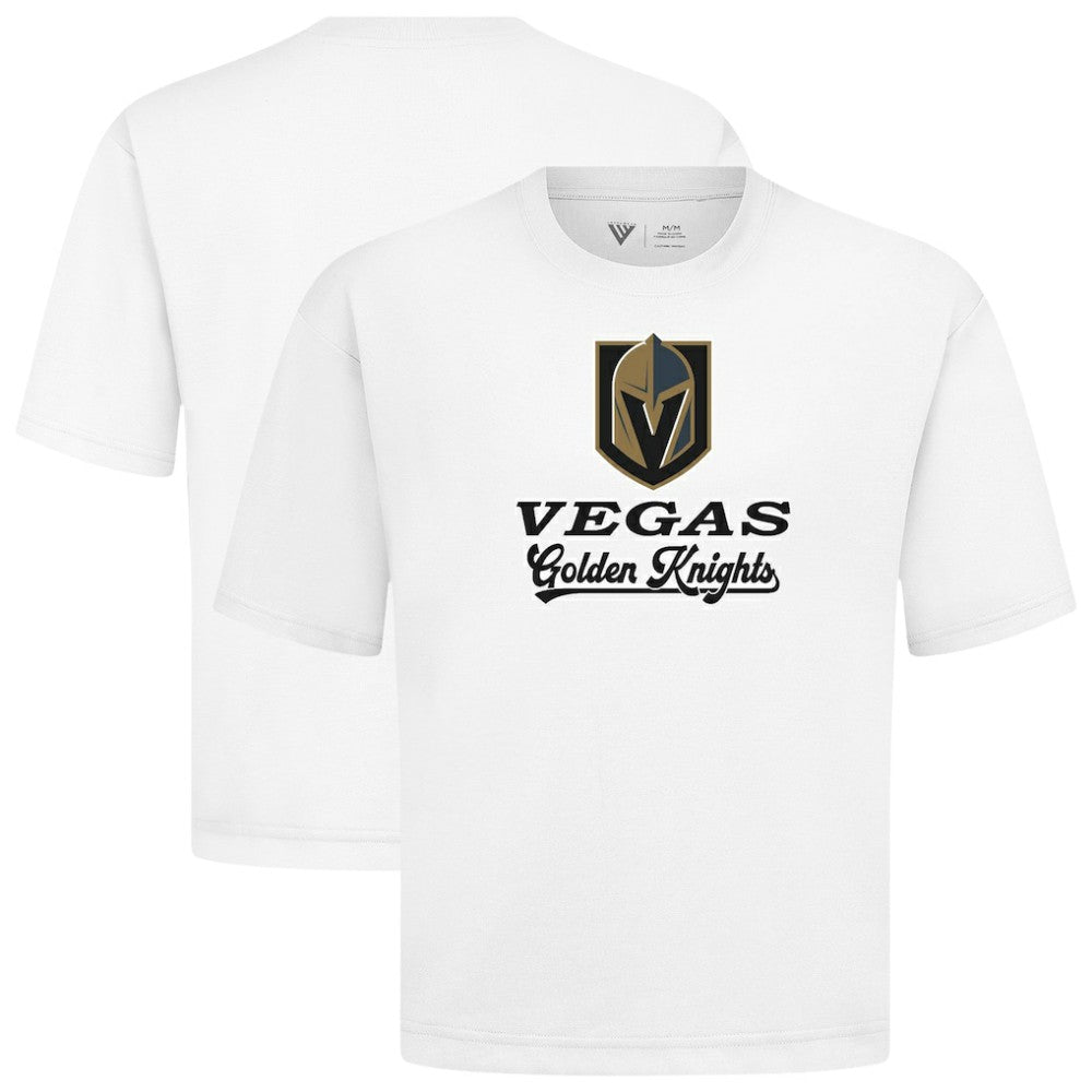 Vegas Golden Knights Levelwear Team Surge Luxe Signature Knit T-Shirt - White - NHL 203613959