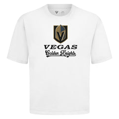 Vegas Golden Knights Levelwear Team Surge Luxe Signature Knit T-Shirt - White - NHL 203613959