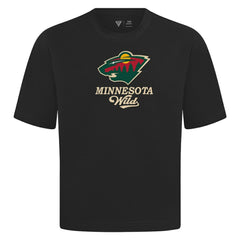 Minnesota Wild Levelwear Team Surge Luxe Signature Knit T-Shirt - Black - NHL 203613960