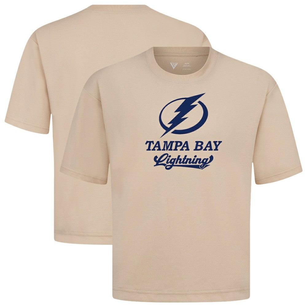 Tampa Bay Lightning Levelwear Team Surge Luxe Signature Knit T-Shirt - Khaki - NHL 203613962