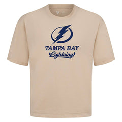 Tampa Bay Lightning Levelwear Team Surge Luxe Signature Knit T-Shirt - Khaki - NHL 203613962