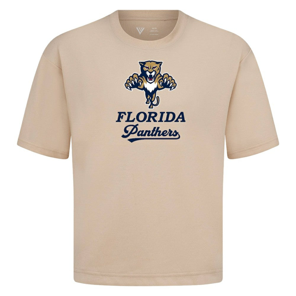 Florida Panthers Levelwear Team Surge Luxe Signature Knit T-Shirt - Khaki - NHL 203613967
