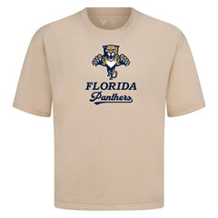 Florida Panthers Levelwear Team Surge Luxe Signature Knit T-Shirt - Khaki - NHL 203613967