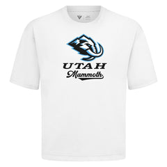 Utah Mammoth Levelwear Team Surge Luxe Signature Knit T-Shirt - White - NHL 203613968