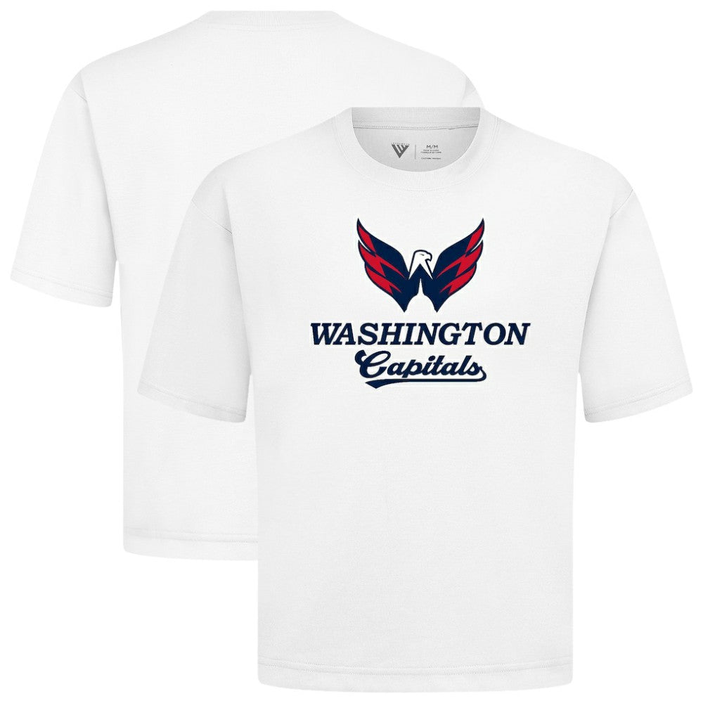 Washington Capitals Levelwear Team Surge Luxe Signature Knit T-Shirt - White - NHL 203613970
