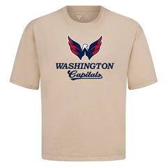 Washington Capitals Levelwear Team Surge Luxe Signature Knit T-Shirt - Khaki - NHL 203613976