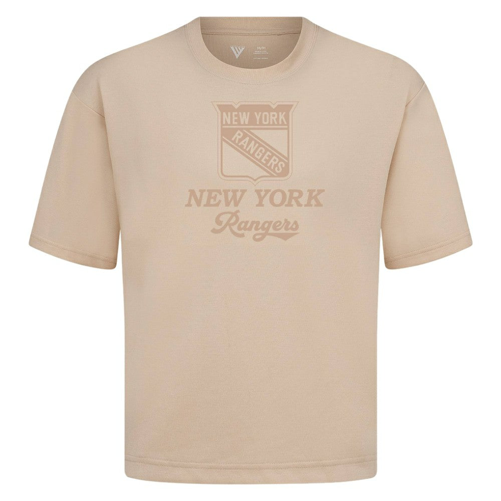 New York Rangers Levelwear Shadow Surge Luxe Signature Knit T-Shirt - Khaki - NHL 203613980