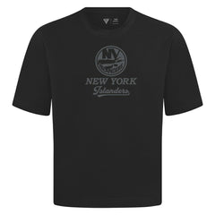 New York Islanders Levelwear Shadow Surge Luxe Signature Knit T-Shirt - Black - NHL 203613986