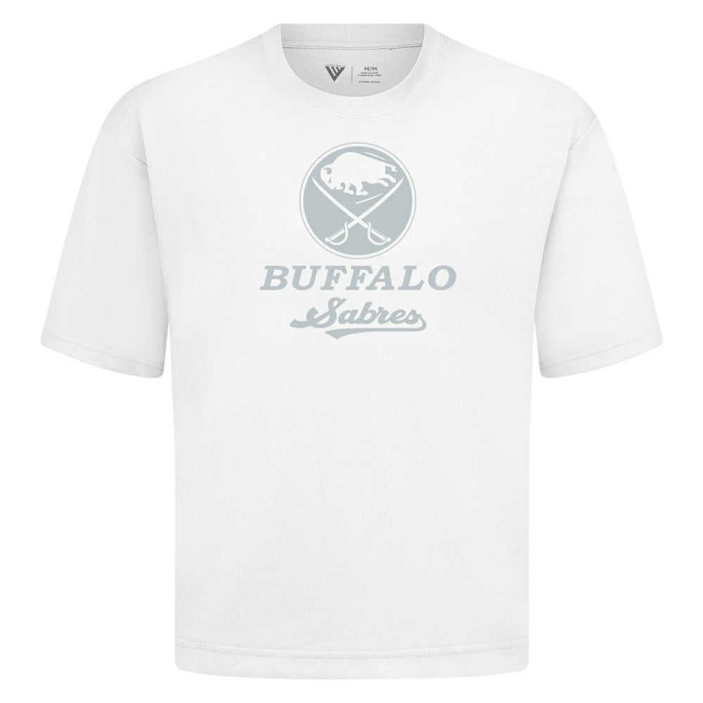 Buffalo Sabres Levelwear Shadow Surge Luxe Signature Knit T-Shirt - White - NHL 203613987