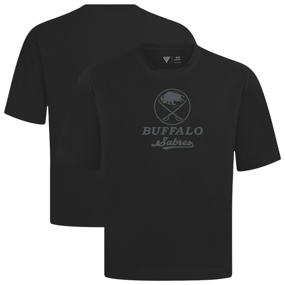 Buffalo Sabres Levelwear Shadow Surge Luxe Signature Knit T-Shirt - Black - NHL 203613990