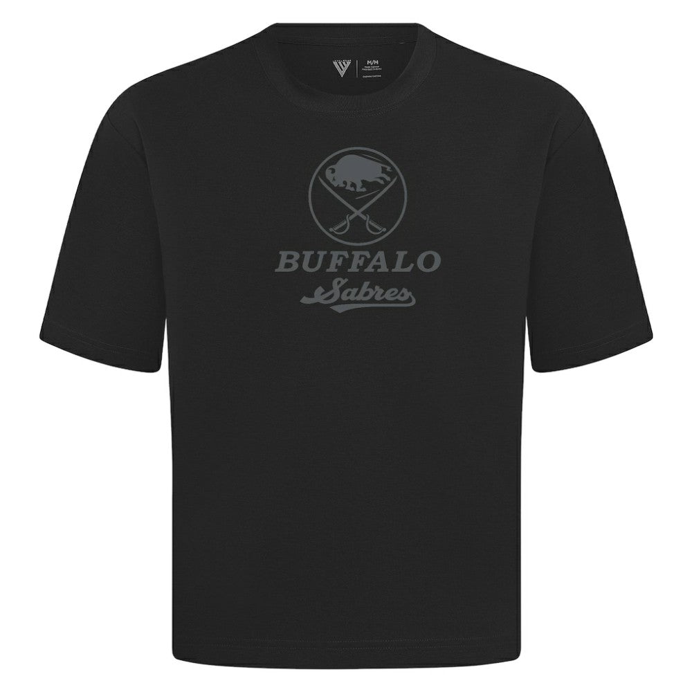 Buffalo Sabres Levelwear Shadow Surge Luxe Signature Knit T-Shirt - Black - NHL 203613990