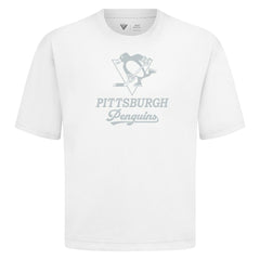 Pittsburgh Penguins Levelwear Shadow Surge Luxe Signature Knit T-Shirt - White - NHL 203613991