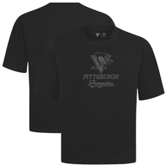 Pittsburgh Penguins Levelwear Shadow Surge Luxe Signature Knit T-Shirt - Black - NHL 203613994