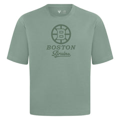 Boston Bruins Levelwear Shadow Surge Luxe Signature Knit T-Shirt - Green - NHL 203613997