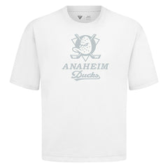 Anaheim Ducks Levelwear Shadow Surge Luxe Signature Knit T-Shirt - White - NHL 203614000