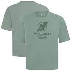 New Jersey Devils Levelwear Shadow Surge Luxe Signature Knit T-Shirt - Green - NHL 203614001