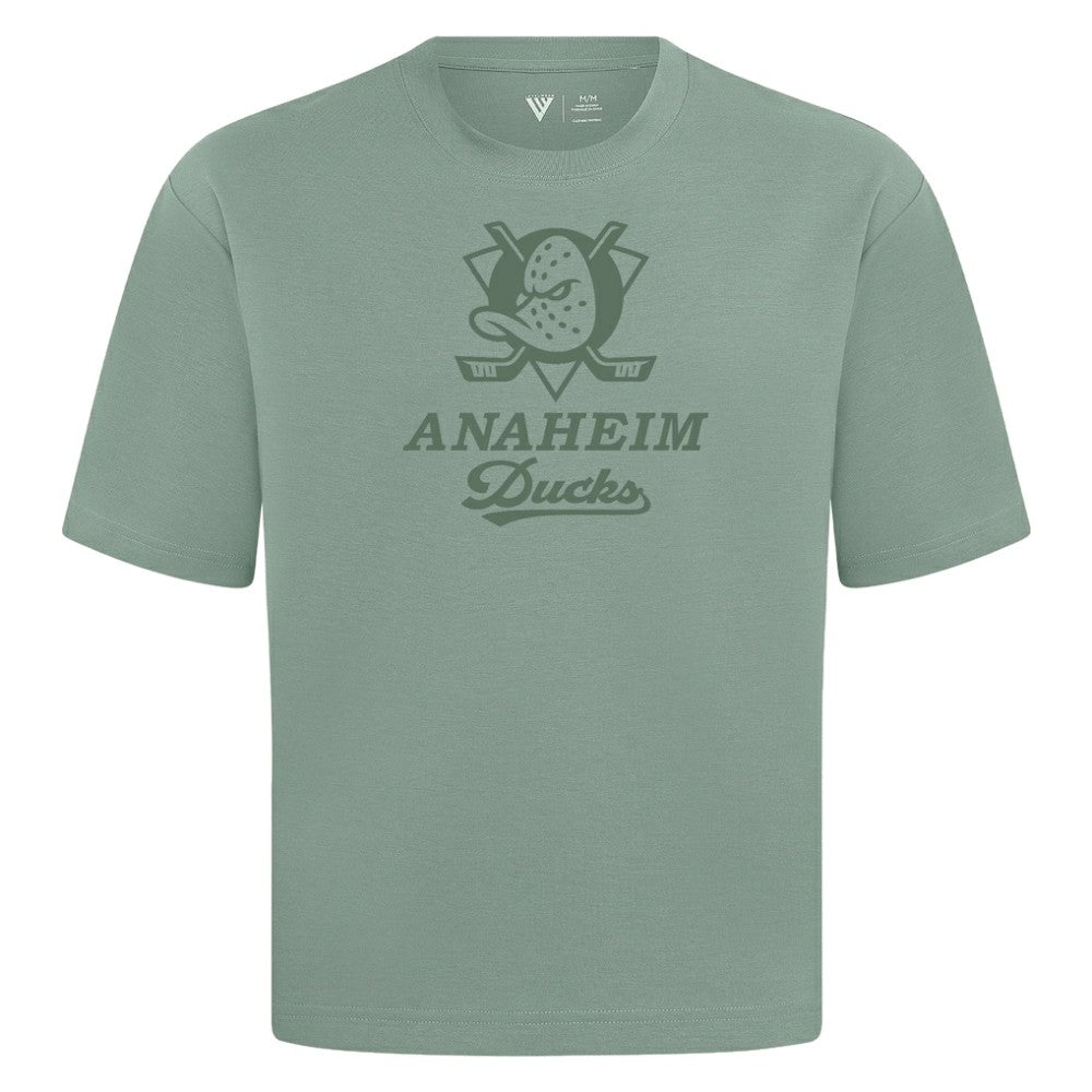 Anaheim Ducks Levelwear Shadow Surge Luxe Signature Knit T-Shirt - Green - NHL 203614004