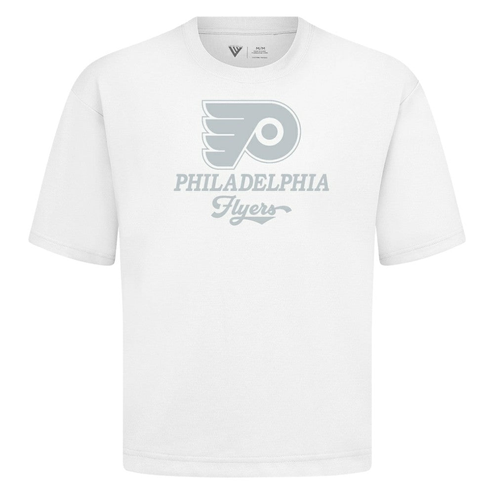 Philadelphia Flyers Levelwear Shadow Surge Luxe Signature Knit T-Shirt - White - NHL 203614005