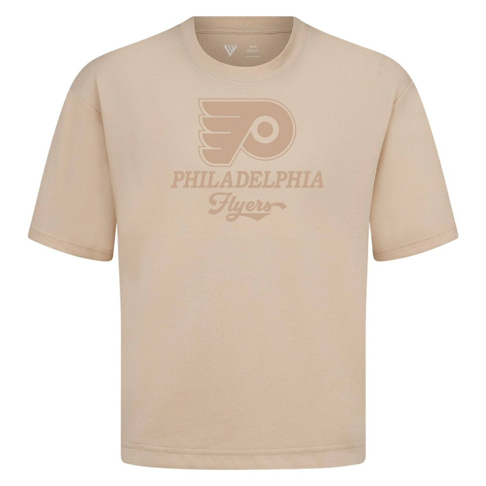 Philadelphia Flyers Levelwear Shadow Surge Luxe Signature Knit T-Shirt - Khaki - NHL 203614007
