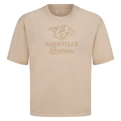 Nashville Predators Levelwear Shadow Surge Luxe Signature Knit T-Shirt - Khaki - NHL 203614010