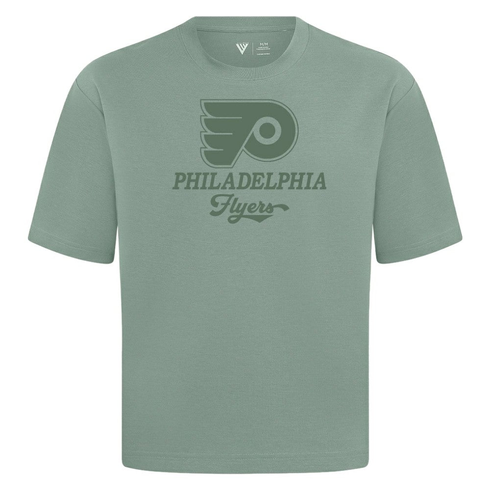 Philadelphia Flyers Levelwear Shadow Surge Luxe Signature Knit T-Shirt - Green - NHL 203614012