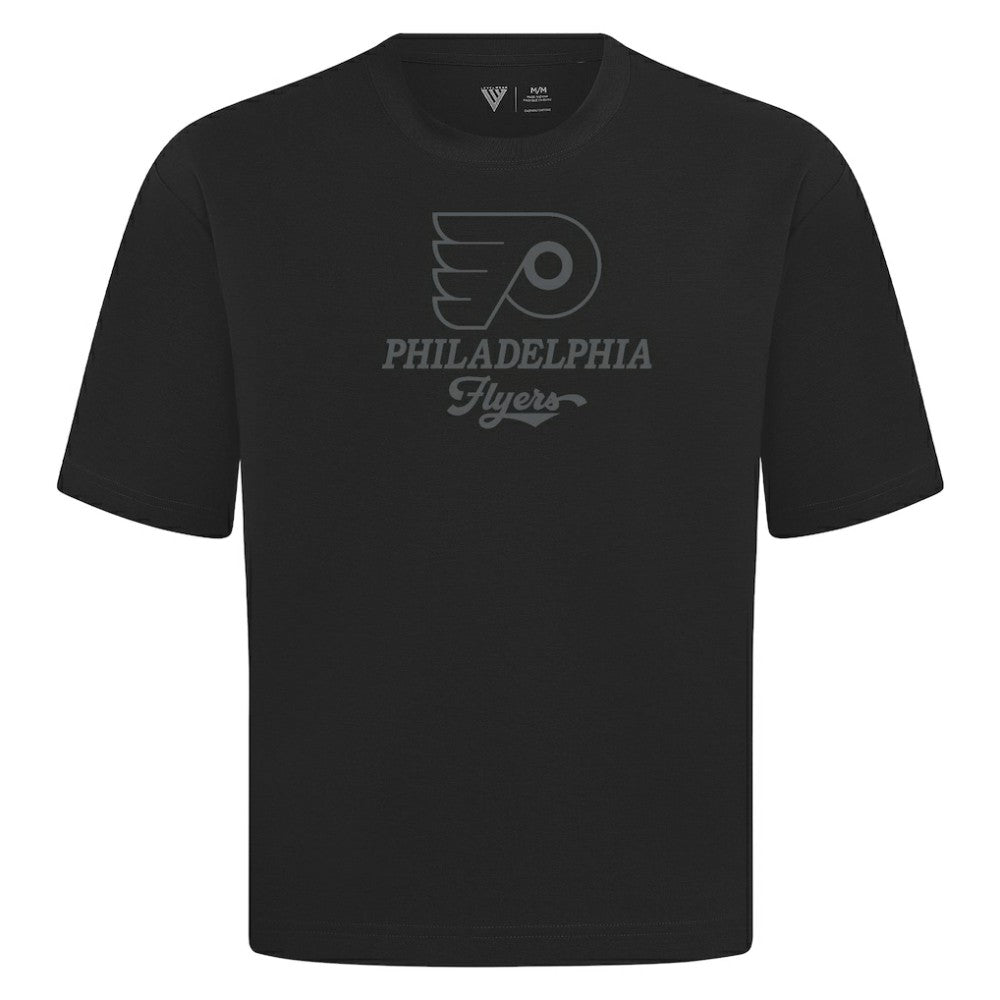 Philadelphia Flyers Levelwear Shadow Surge Luxe Signature Knit T-Shirt - Black - NHL 203614013