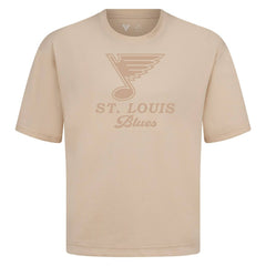 St. Louis Blues Levelwear Shadow Surge Luxe Signature Knit T-Shirt - Khaki - NHL 203614019