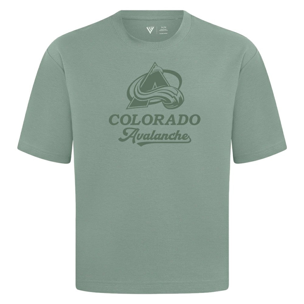Colorado Avalanche Levelwear Shadow Surge Luxe Signature Knit T-Shirt - Green - NHL 203614024