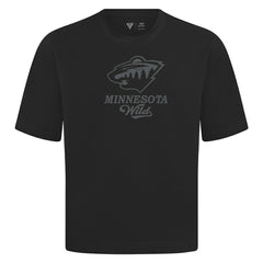 Minnesota Wild Levelwear Shadow Surge Luxe Signature Knit T-Shirt - Black - NHL 203614029