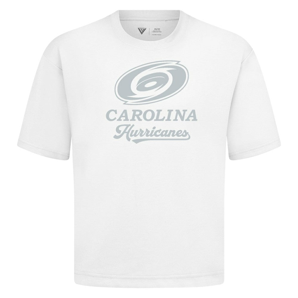 Carolina Hurricanes Levelwear Shadow Surge Luxe Signature Knit T-Shirt - White - NHL 203614030
