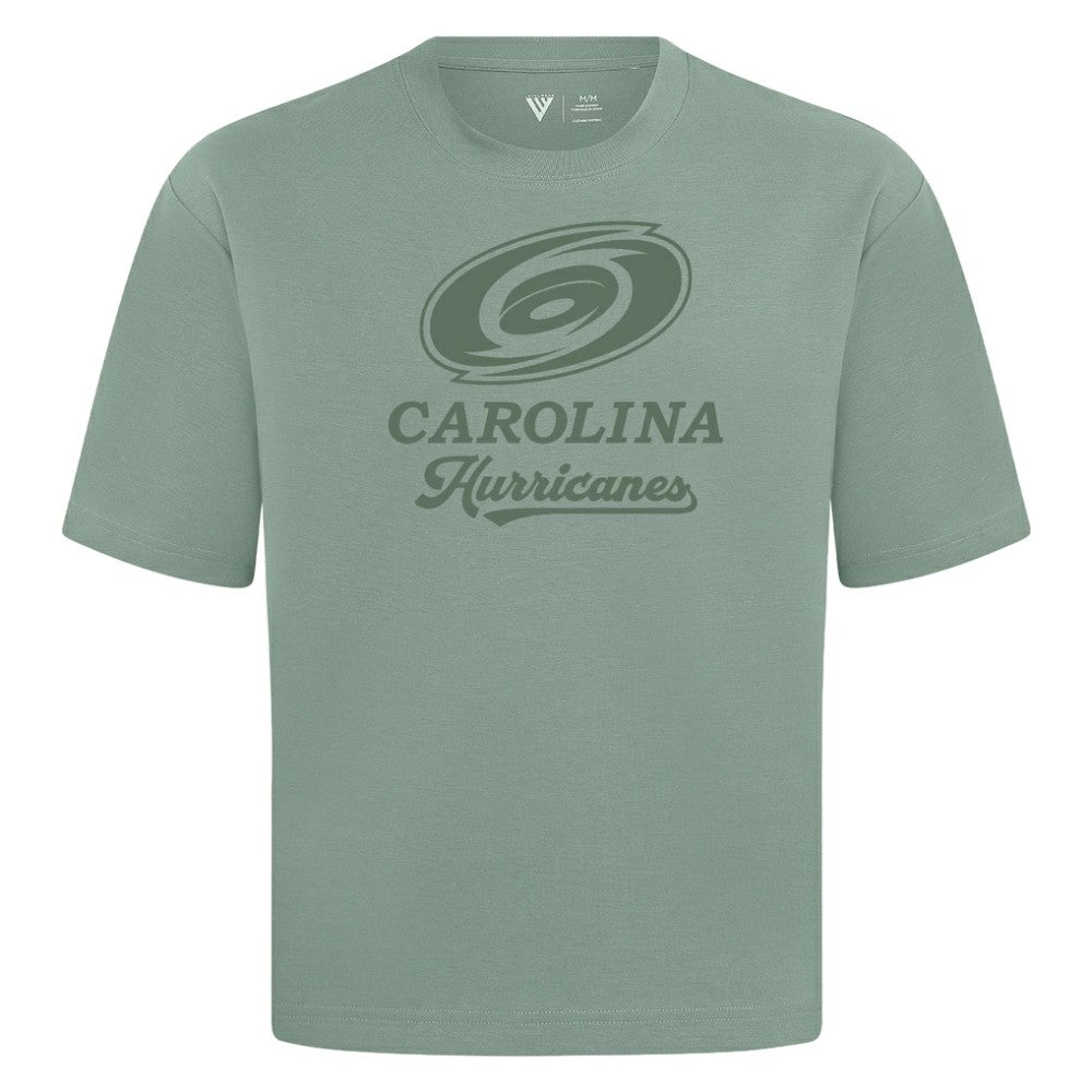 Carolina Hurricanes Levelwear Shadow Surge Luxe Signature Knit T-Shirt - Green - NHL 203614032