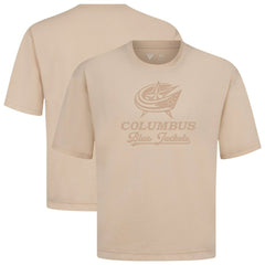 Columbus Blue Jackets Levelwear Shadow Surge Luxe Signature Knit T-Shirt - Khaki - NHL 203614036