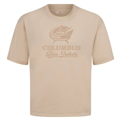 Columbus Blue Jackets Levelwear Shadow Surge Luxe Signature Knit T-Shirt - Khaki - NHL 203614036